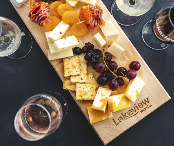 Niagara Winery Cheese & Wine Tasting Pairing